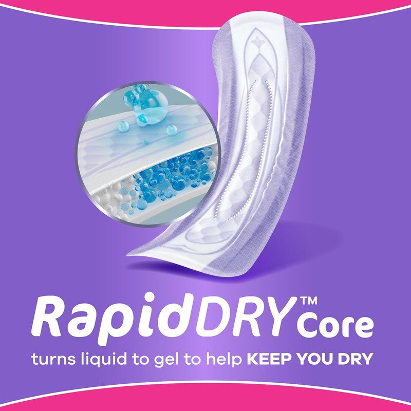 Always Discreet Adult Incontinence Pads for Women, Drier, 4 Drop