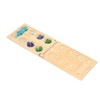 Folding African Stone Game Wooden Intellectual Logic Thinking Training Parent