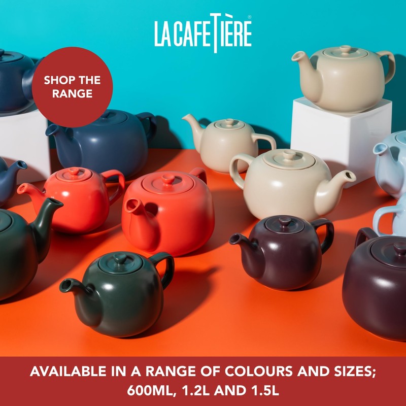La Cafetière Classic Teapot in Latte Colour, Traditional Tea Pot
