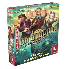 Pegasus Spiele 18192G ChronoCops - Jule Vernes Parallel World - Paradox Card Games