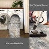 Morebes Modern 2x4 Bathroom Runner Rugs, Washable Abstract Rug Runners