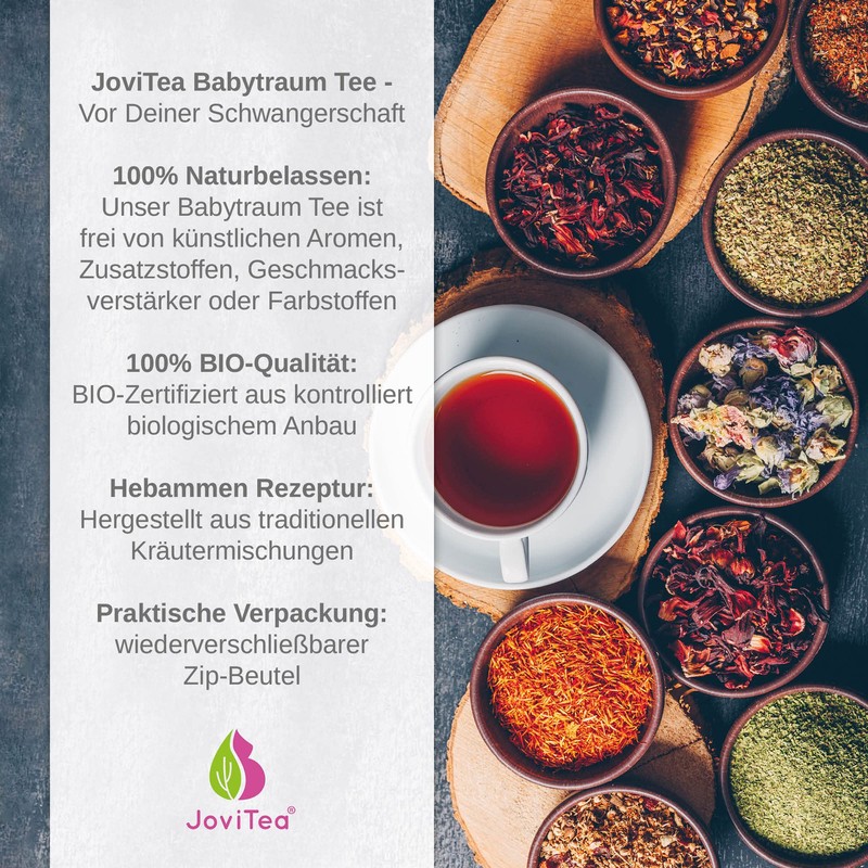 JoviTea® Babytraum Organic Rattling Stork Tea – Traditional Formula –