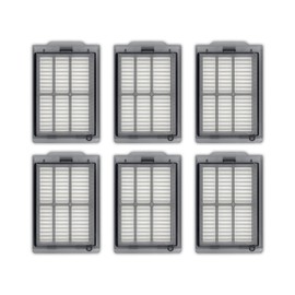 (6 Pack) Plus 405 Combo, Plus 505 Combo Replacement HEPA Filters for iRobot Roomba Plus 505 Combo robot, Plus 405 Combo, Plus 505, Plus 405, Vacuum Filters, Upright Filter, Canister Filter