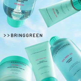 Bring Green Tea Tree Cica Trouble Cleansing Foam | Mild Cleanser for Exfoliation,30