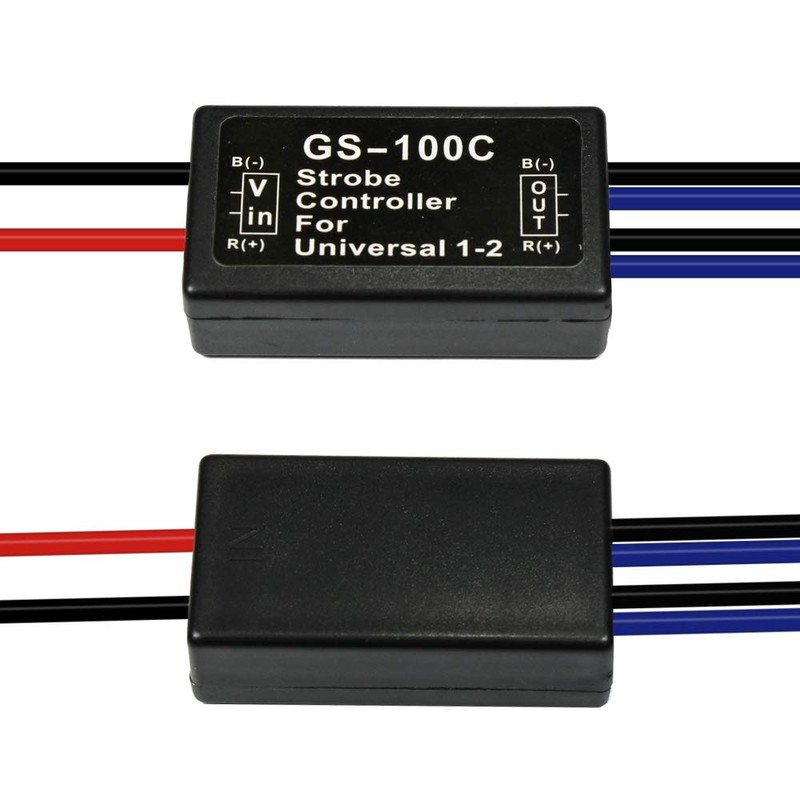 YUNPINGCAR 12V GS-100C Flash Strobe Controller Auto Car Flasher Module