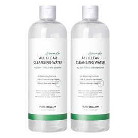 Pure Mellow Avocado All Clear Cleansing Water, 2 units, 500ml / 퓨어멜로우 아보카도 올 클리어 클렌징 워터, 2개, 500ml
