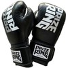 PRIZE RING "Professional SX" Boxing Gloves Genuine Leather Black (16oz)