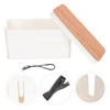 LABRIMP Wear Resistant Cable Box Compact Cord Storage Organizer for