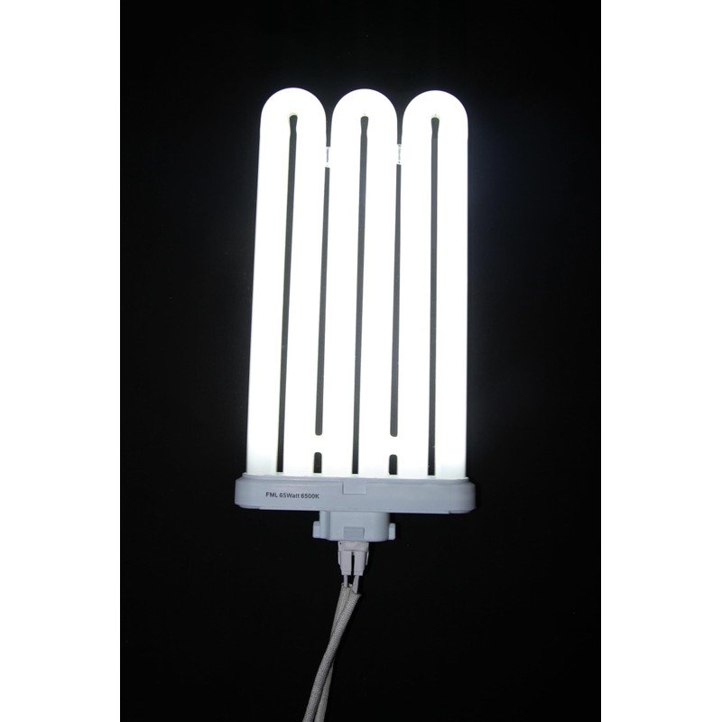 65Watt FML65/6500K Daylight Triple Tube Fluorescent Light Bulb, 4-Pin GX10Q-8