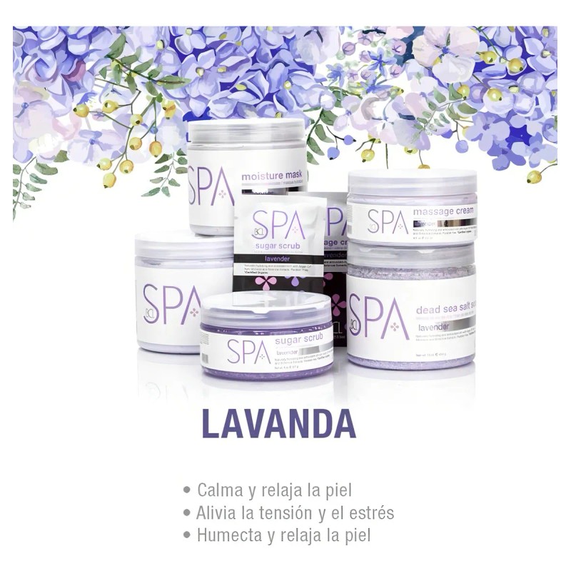 Mascarilla Hidratante 1.8k Organica Lavanda + Menta Bcl Spa