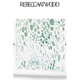 Atwood Rebecca Atwood wallpaper 1 Yard Blooms in soft green