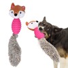 Pet Chew Toys Teeth Cleaning Biting Interactive Training Stuffed Plush