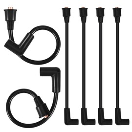 Atesilor 6 Pack Spark Plug Wires Compatible with Mercury & Mariner V6 40–200HP Outboard Engines, 7mm Ignition Wires Set, Replaces 368-200-06, 36820006