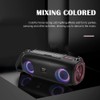 Solar Bluetooth Speaker, Outdoor Solar Charging Radio, with LED Marquee