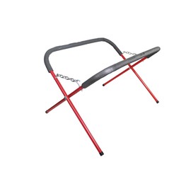 K Tool International K Tool International 79750 Automotive Fender Stand for Garages, Repair Shops, and DIY, 41" x 43" x 35", 500 lbs. Capacity, Adjustable, Padded, Powder-Coated Tubular Steel, Rubber Feet, Red/Black