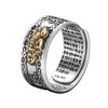 YGLINE Adjustable FENG Shui PIXIU MANI Mantra Protection Wealth Ring,