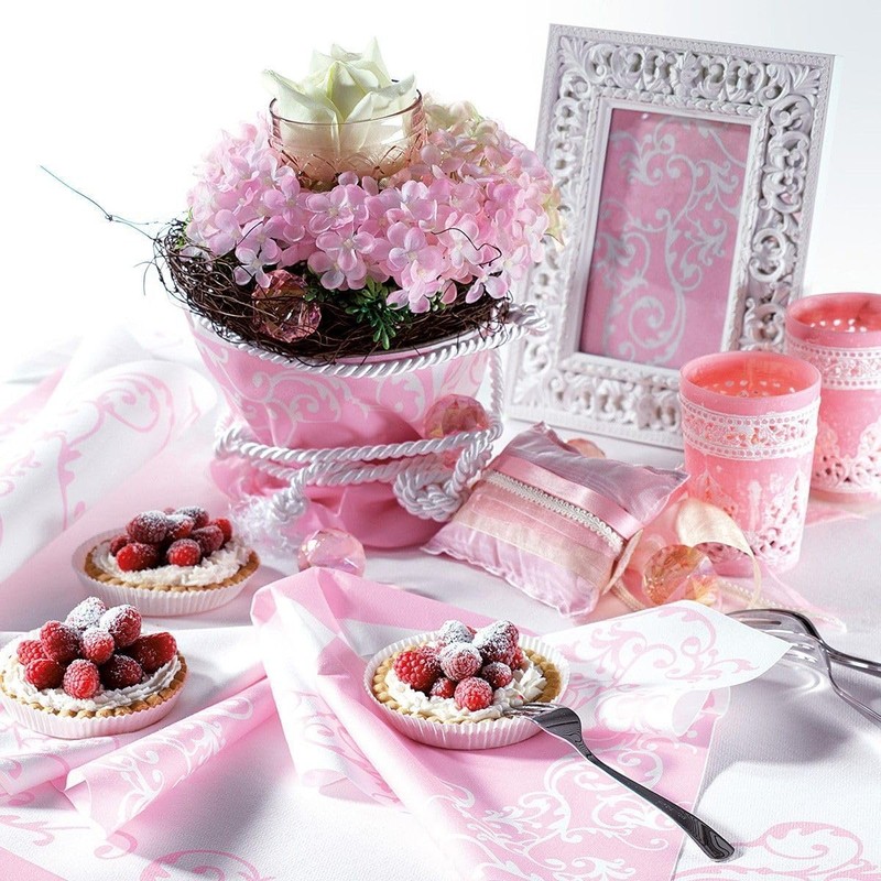 50 Serviettes Fabric-Like Airlaid 1/4-Fold 40 cm x 40 cm