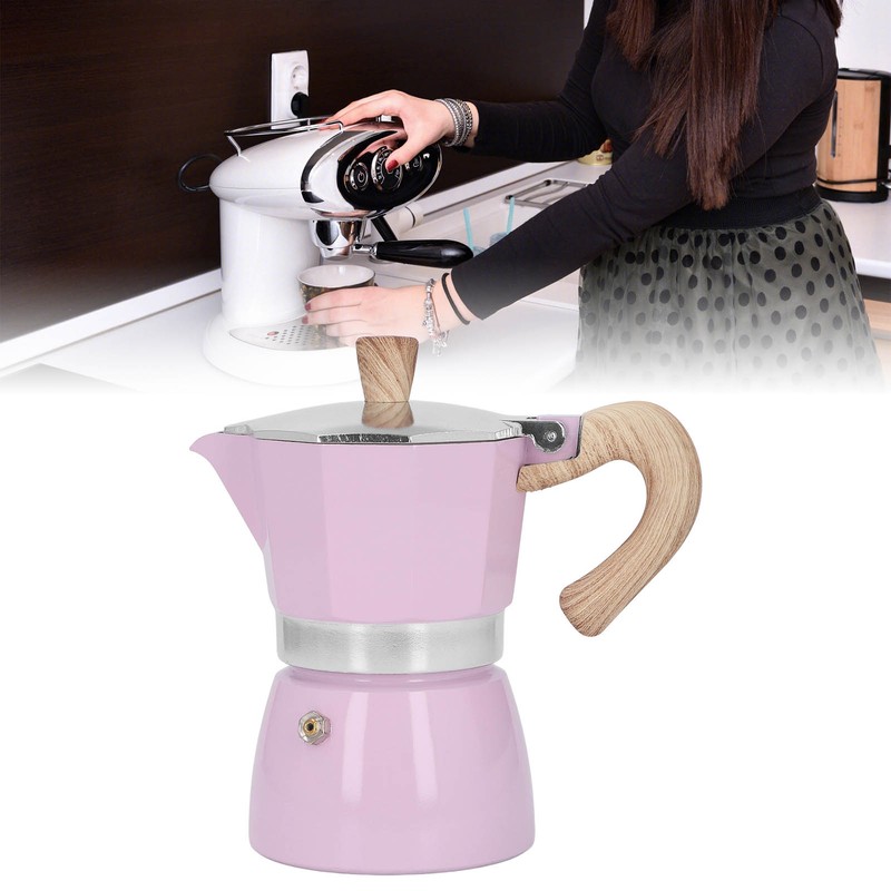 150ML Moka Pot Home Classic Italian Style Aluminum Moka Pot