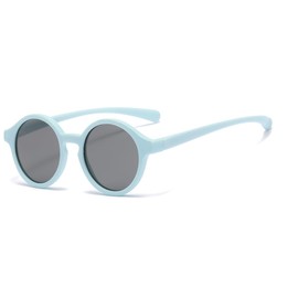 Baby Sunglasses, 0-2.5 Years, Polarised Children's Sunglasses, Flexible Frame for Boys and Girls, blue