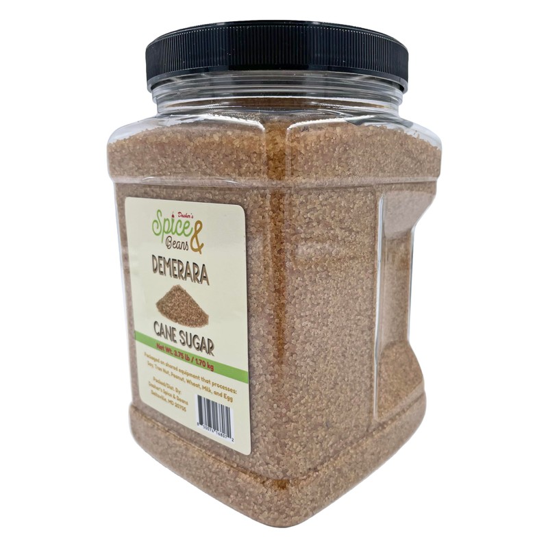 Demerara Cane Sugar | Dasher's Spice & Beans | 3.75