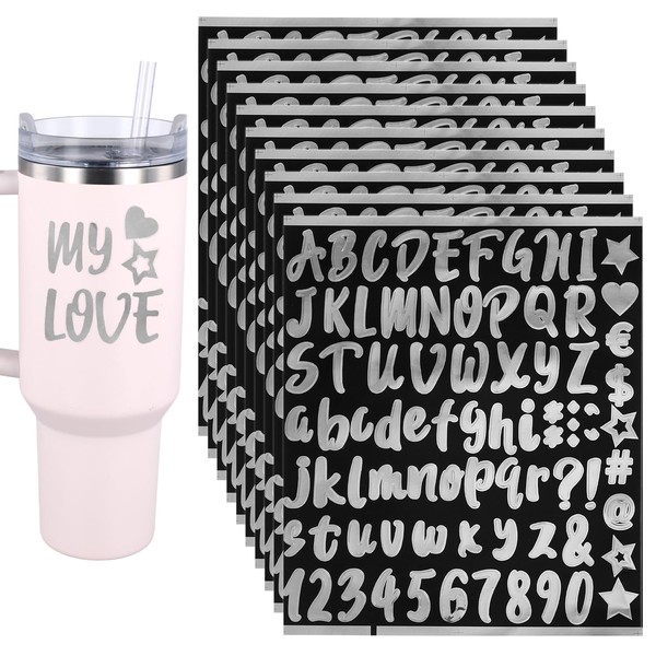 10pcs Alphabet Stickers, Waterproof Alphabet Name Stickers Transfer Stickers Letter
