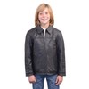 Milwaukee Leather LKK1940 Youth Size JD Black Leather Jacket with