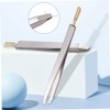 Healeved 2pcs Stainless Steel Eyebrow Tweezers Set Clamps Angled Eyebrow