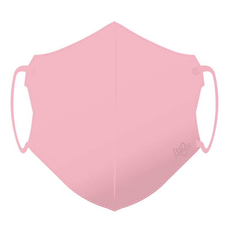 Advanced SMArt SLT-04 3D Non-Woven Mask, Baby Pink, Regular Size,