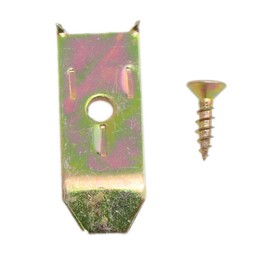 Meuey Lyot Table Leaf Level Strap Horizontal Buckle for Furniture Hardware for Furniture Hardware Tabletop Fasteners Cabinet Table Color Zinc Screws 10PCS (Colored zinc)