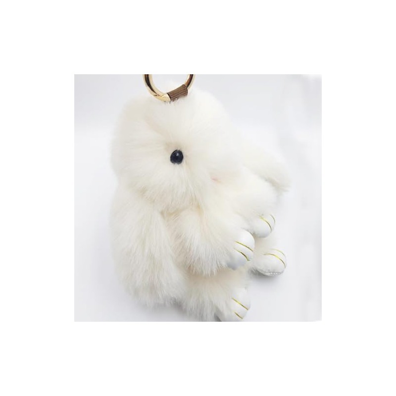 jtkdxqs Soft Cute Bunny Keychain Car Handbag Keyring Artificial Rabbit