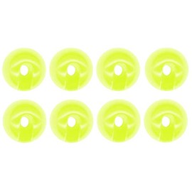 FTM Omura Slotted Tungsten Bead Weights for Jig Hooks, Colour/Diameter/Contents: Chartreuse, 2.8 mm, Pack of 8