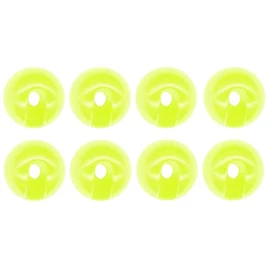 FTM Omura Slotted Tungsten Bead Weights for Jig Hooks, Colour/Diameter/Contents: Chartreuse, 2.8 mm, Pack of 8