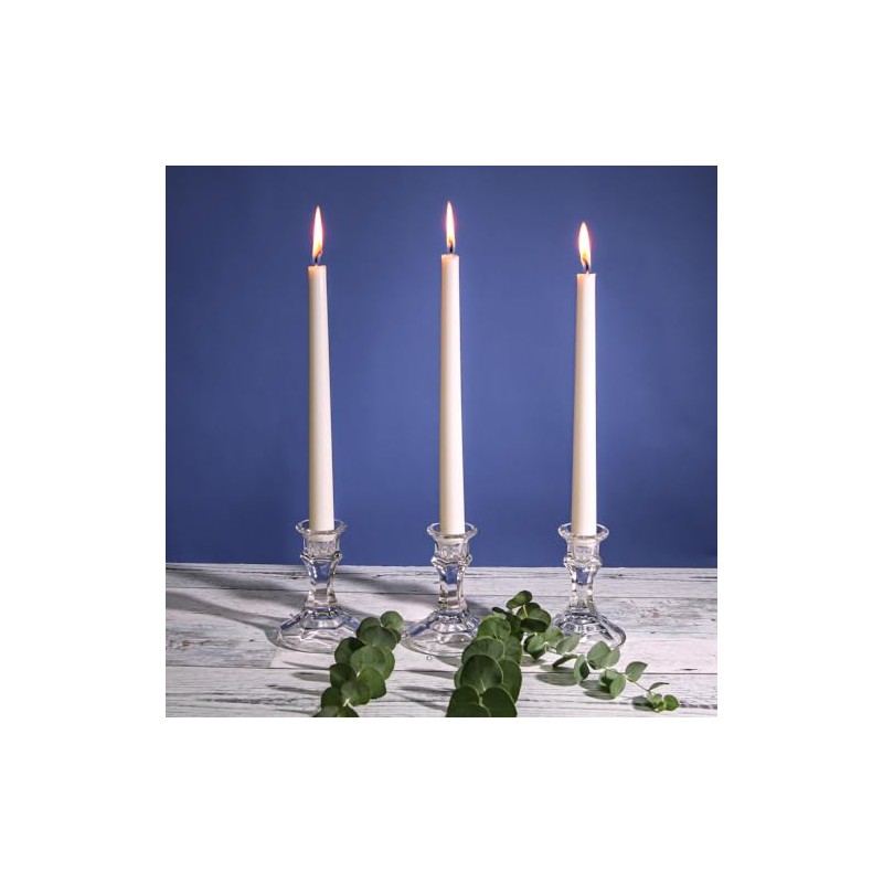 Eastland Clear Taper Candle Holder 4" Set of 12