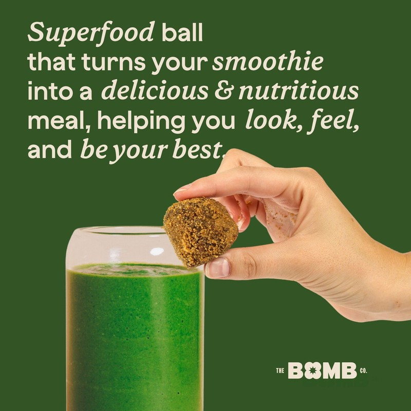 The Bomb Co. Blender Bomb, Glow Getter, Superfood Smoothie Supplement,