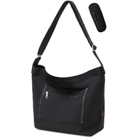 ARIALK Canvas Tote Bag, Men's, Women's, Shoulder Bag, Large Capacity, Shoulder Pad, Metal Buckle, Overnight Travel, Canvas Tote, Canvas, Shoulder Bag, Outer Pocket, Zippered, A4 Keyring Included,