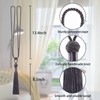 Pretty Jolly 2 Pack Long Tassel Curtain Tiebacks Handmade Braided
