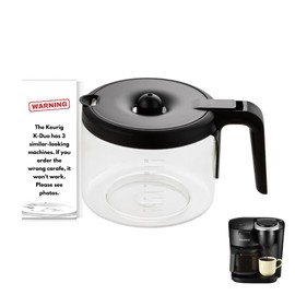 Jarra de repuesto para cafetera Keurig K-Duo Essentials y K-Duo Essentials para modelos de cafetera caliente y fra K-Duo Essentials (K-Duo esencials) 