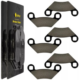 Caltric Front Rear Brake Pads for Polaris Sportsman XP 850 HO Eps Touring 2009-2015
