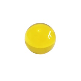 Cafurty Yellow Crystal Sphere Ball Fengshui Glass Ball Decorative Ball Gemstone Ornaments for House Decoration Home Decor, Diameter 30MM /1.2 INCHES - Yellow