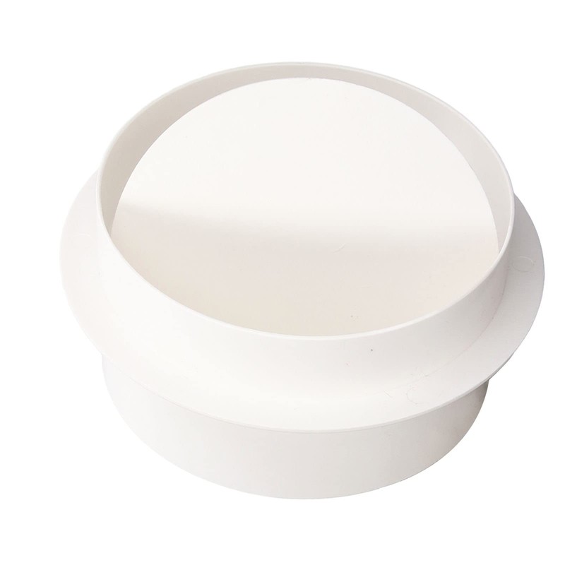 Duct Damper Connector, 6in Backdraft Damper with Single Way for