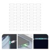 NUOLUX 50pcs Luminous Charging Port Protective Film Fluorescent Luminous High