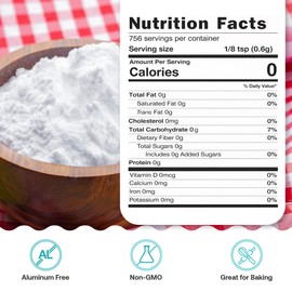 Quay Naturals Pure Baking Soda 1lb - Aluminum-Free, Food-Grade, Multi-Purpose - For Baking, Cleaning & Deodorizing - Vegan, Gluten-Free