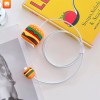Maíz Funda Protector Cubo Cargador Cable Hamburguesa Kawaii