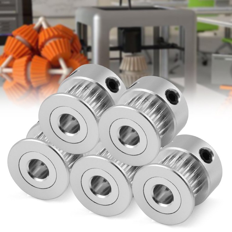 Topiky Timing Belt Pulley, 5 Pieces GT2 5 mm /