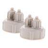 ORFOFE Aquarium Co2 System Pro Tube Guage Bottle Cap Air