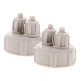 ORFOFE Aquarium Co2 System Pro Tube Guage Bottle Cap Air Bottle Cap for DIY Co2 Generator Fish Tank