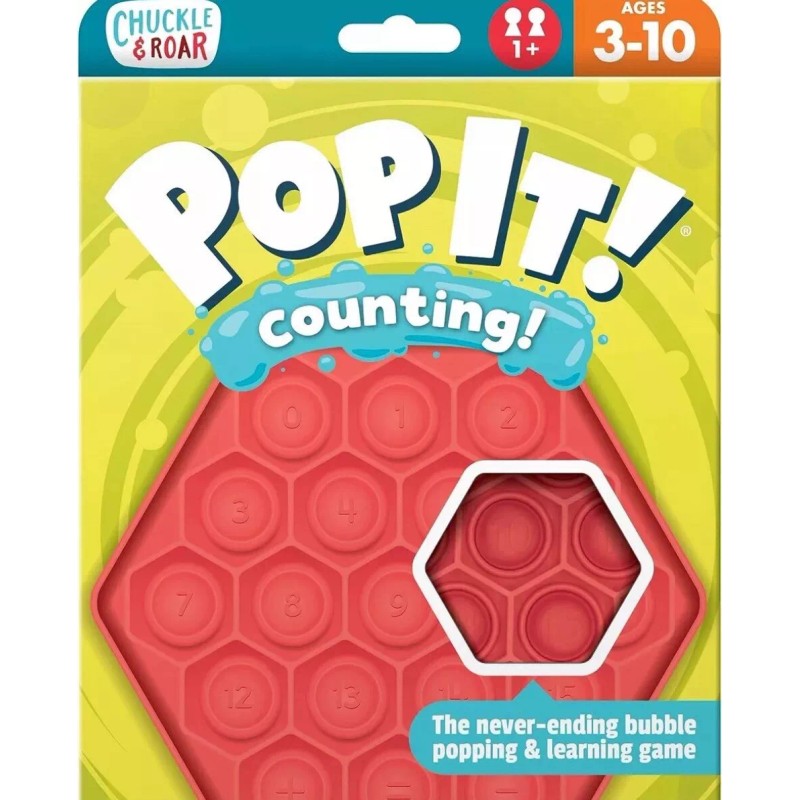 Chuckle & Roar Pop It! Counting Bubble Popping Learning Fidget