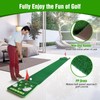 KEMLDIVS Golf Pong Game Set, Detachable Golf Pong Putting Mat