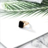 Gem Stone King 18K Yellow Gold Plated Silver Black Onyx