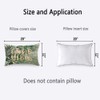 TKS MITLAN Good Vibes Gold Word Pillow Covers 12x20 Inch